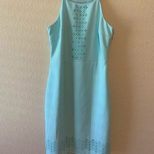 Banana republic sea foam blue dress. Size 8.